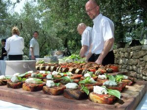 buffet en plein air